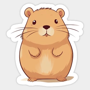 Kawaii Capybara Sticker